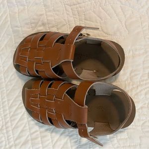 Brown Sun San Sandals size 9 (toddlers)